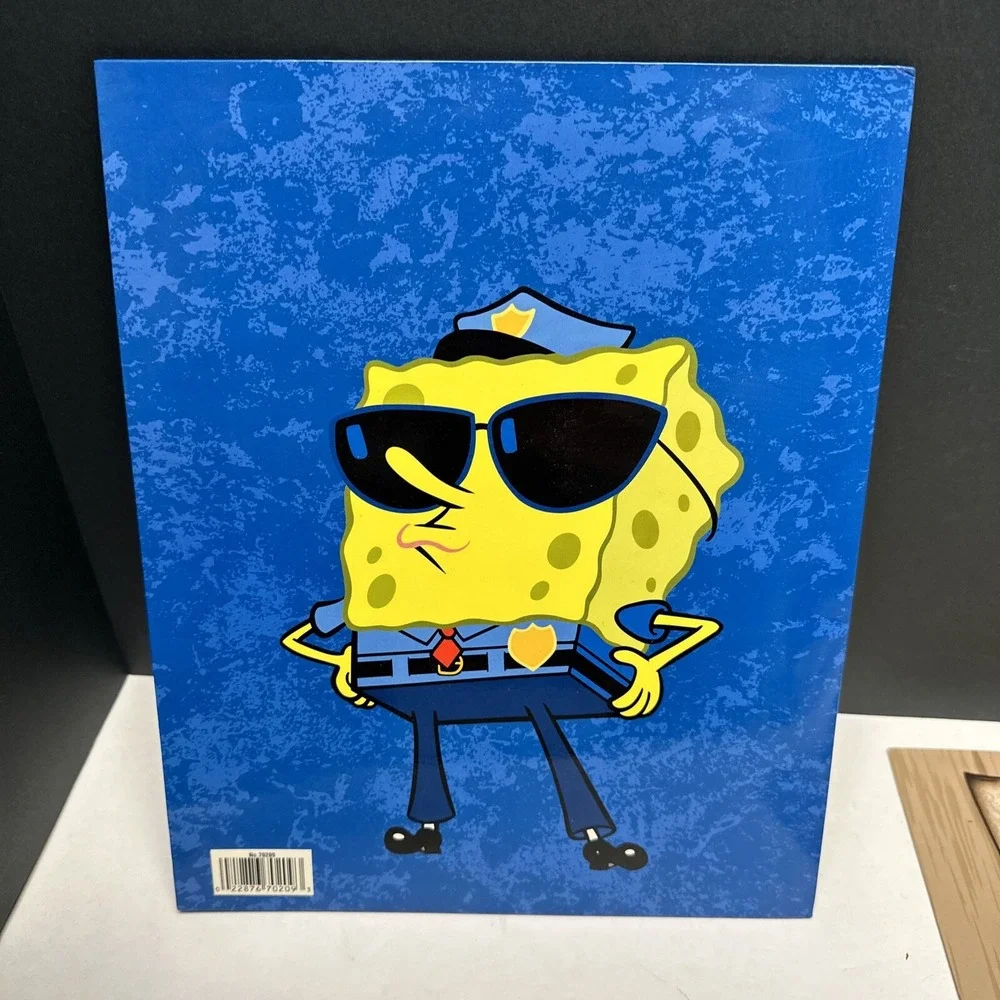 Spongebob Squarepants Two Pocket Folders Vintage 2003 - Set Of 3